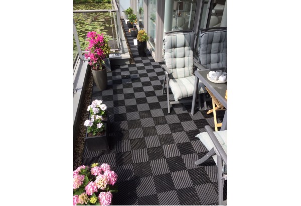 Balkon Zwart